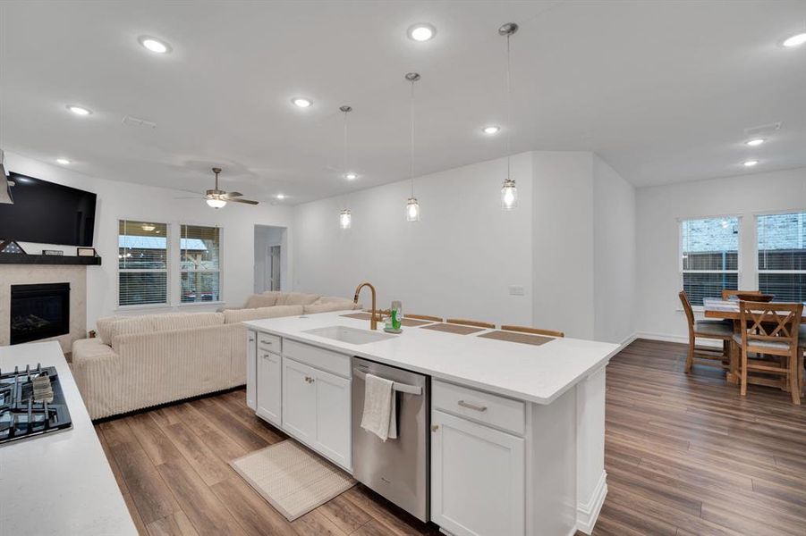 Furnished interior view inside a new home in Westside Preserve, Midlothian (Image 11).