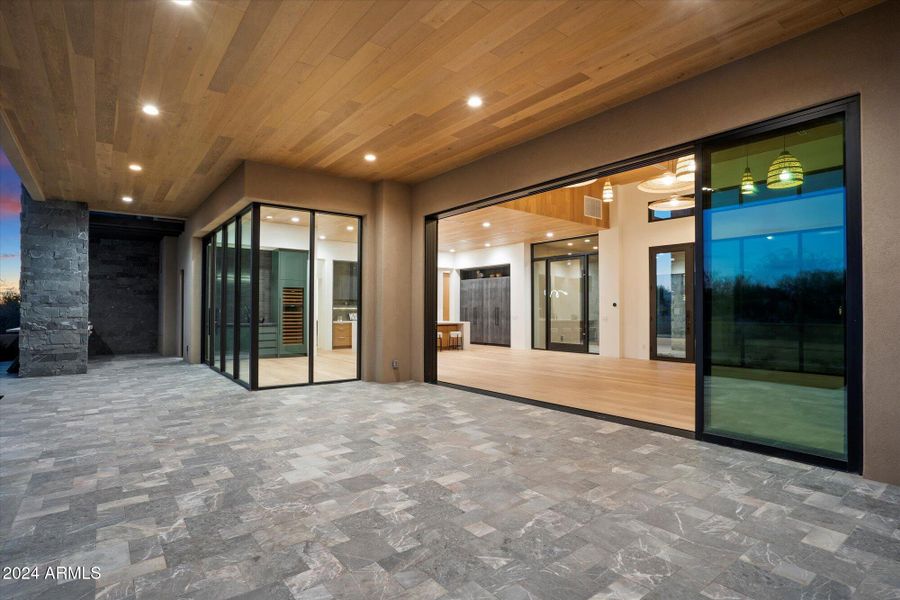 Relax Under Expansive Covered Patio