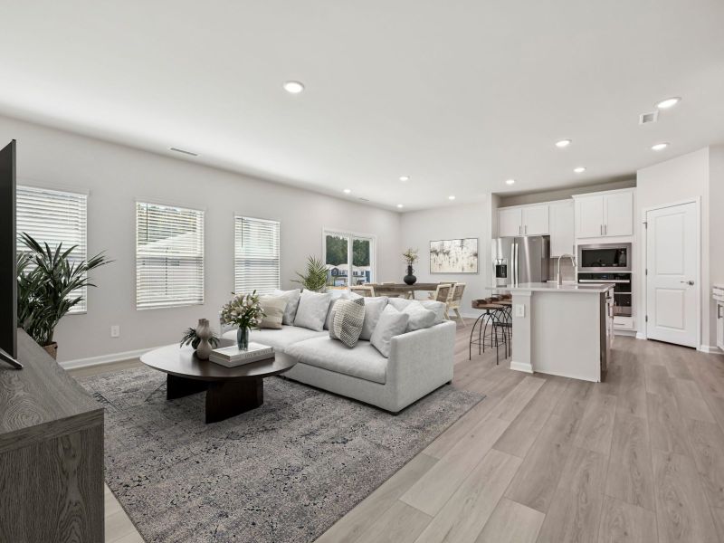 Furnished interior view inside a new home in Marshburn Landing - Signature Series, Wendell (Image 5).