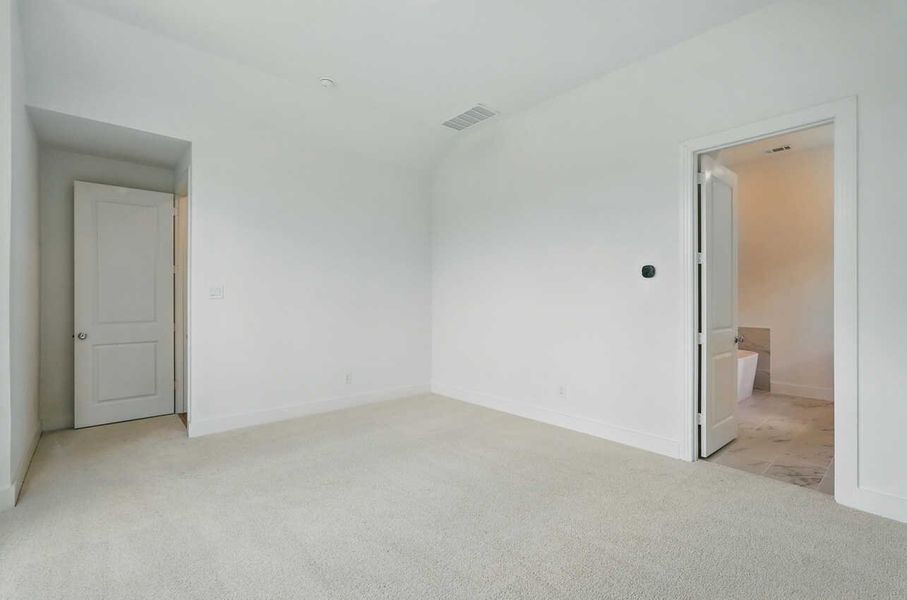 Representative Primary Bedroom - some options shown Representative Primary Bedroom - some options shown