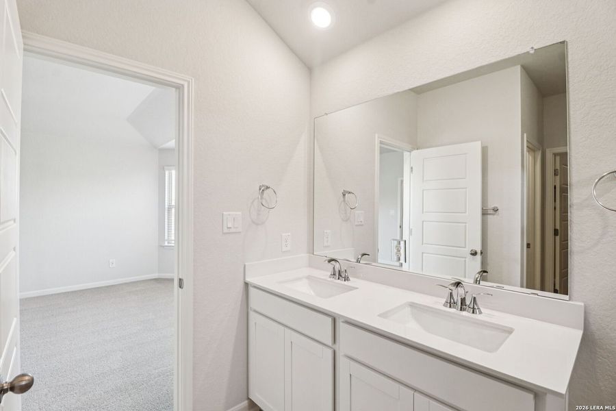 Furnished interior view inside a new home in Kallison Ranch, San Antonio (Image 12).