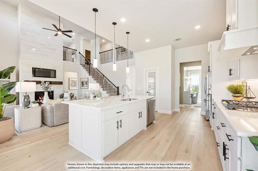 Furnished interior view inside a new home in Liberty, Melissa (Image 32).