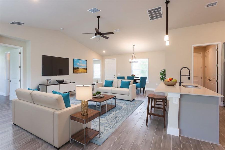 Furnished interior view inside a new home in , Port Charlotte (Image 15).