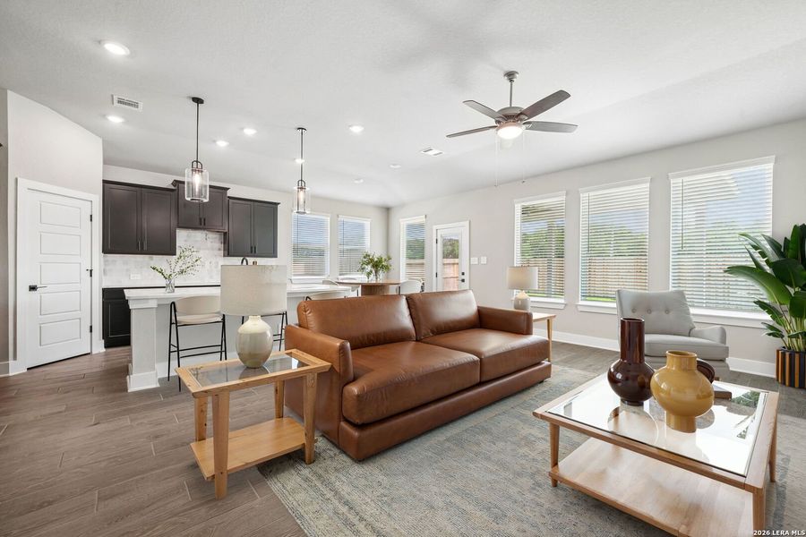 Furnished interior view inside a new home in Sagebrooke - Classic Series, San Antonio (Image 12).