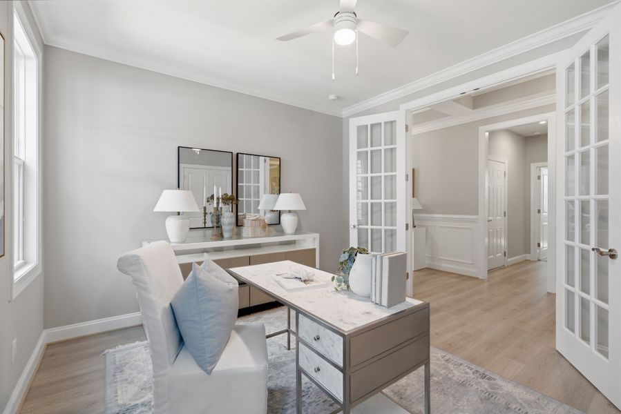 Representative furnished interior of a home built from the Causeway by Kent Homes in Terrapin, Leland (Image 7). Representative furnished interior of a home built from the Causeway by Kent Homes in Terrapin, Leland (Image 7).