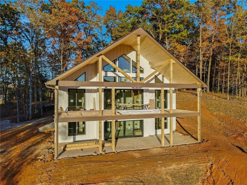 In-progress construction of a new home in , Ranger, GA (Image 22).