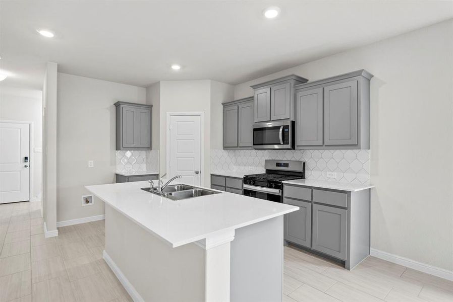 Furnished interior view inside a new home in The Canyons, Keene (Image 8).