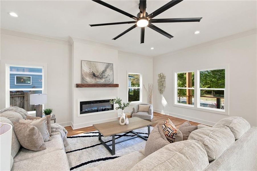 Furnished interior view inside a new home in , Avondale Estates (Image 15).