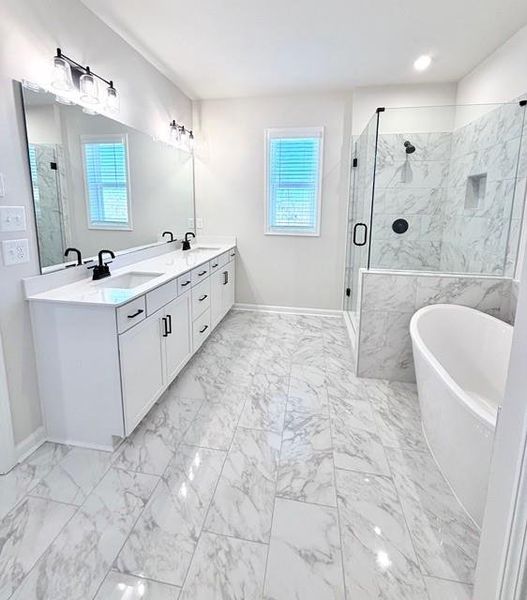 Furnished interior view inside a new home in Towne Village at Suwanee Dam, Sugar Hill (Image 15).