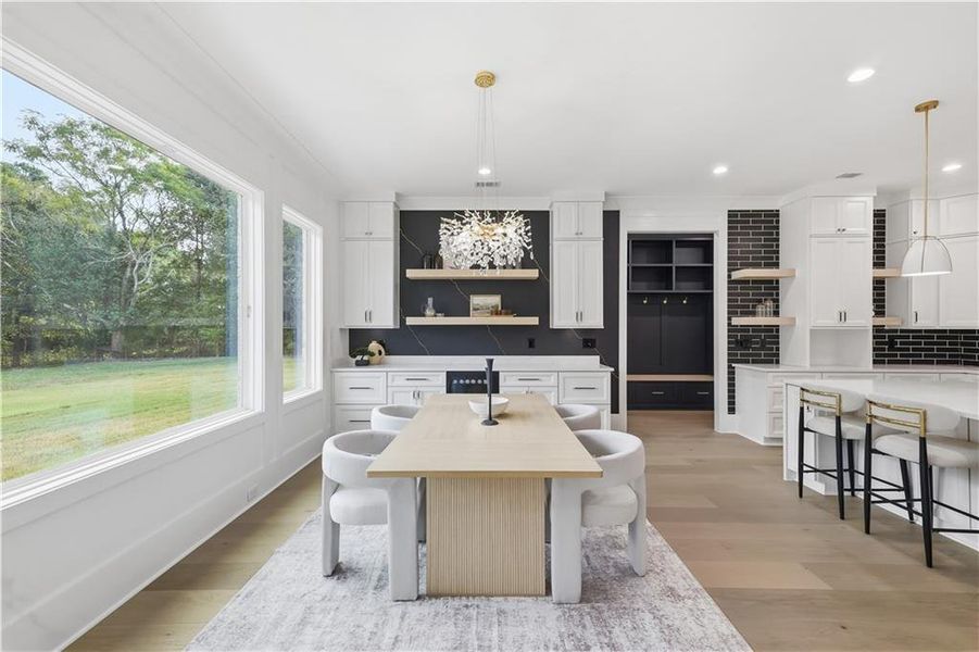 Furnished interior view inside a new home in , Monroe (Image 7).