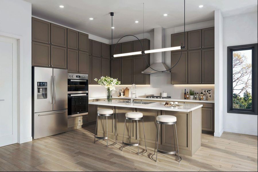 Furnished interior view inside a new home in , Houston (Image 6).