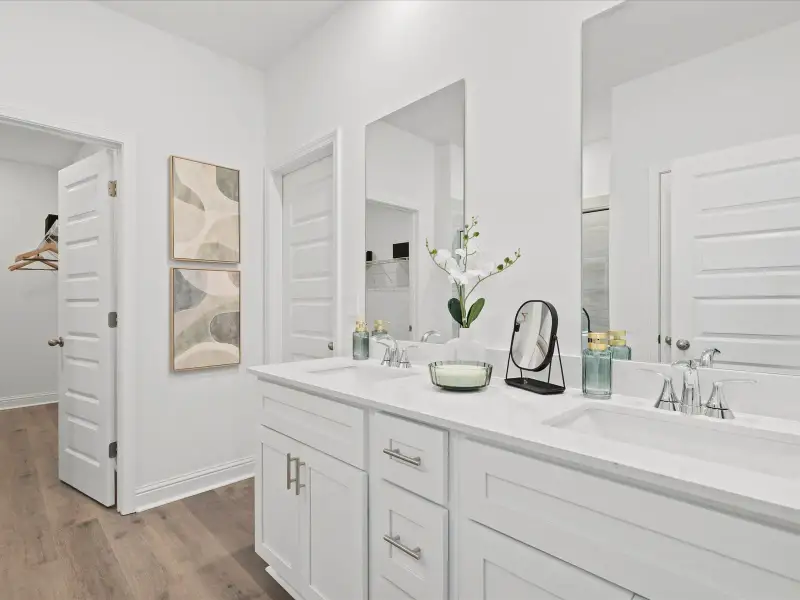 Furnished interior view inside a new home in Waterside - Coastline Series, Longs (Image 15). Furnished interior view inside a new home in Waterside - Coastline Series, Longs (Image 15).