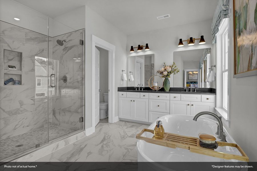 Furnished interior view inside a new home in Fieldstone, Lexington (Image 16).