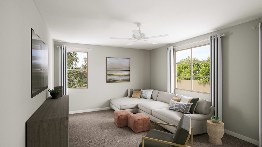 Representative furnished interior of a home built from the Romero Plan 4513 by Tri Pointe Homes in Terraza, San Tan Valley (Image 7).