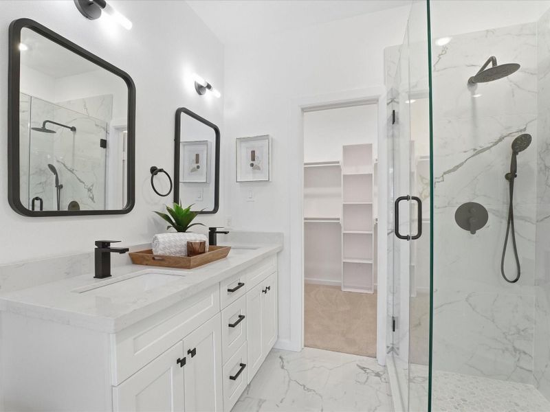 Furnished interior view inside a new home in , Houston (Image 16).