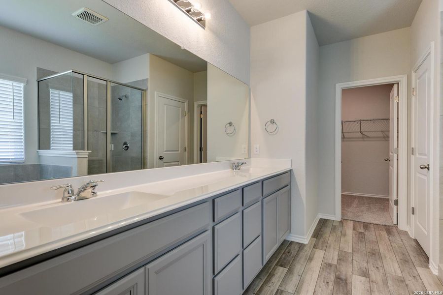 Furnished interior view inside a new home in Nopal Valley, San Antonio (Image 11).