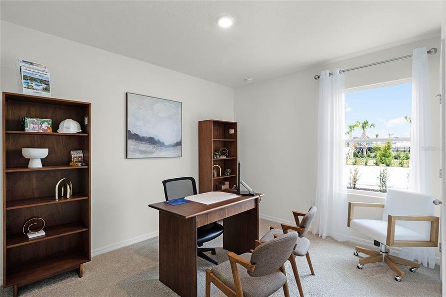 Furnished interior view inside a new home in Harmony on Lake Eloise, Winter Haven (Image 23).