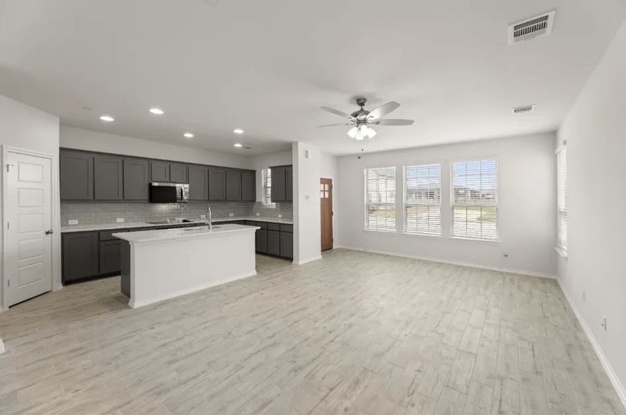 Front exterior of a new home in Sanger Circle, Sanger, TX, highlighting curb appeal (Image 26).