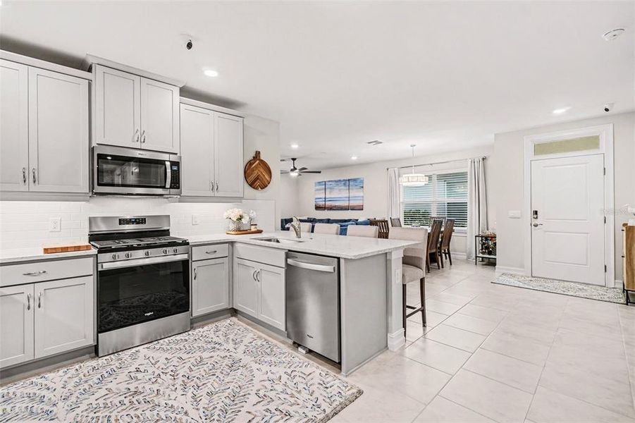 Furnished interior view inside a new home in , Punta Gorda (Image 9).