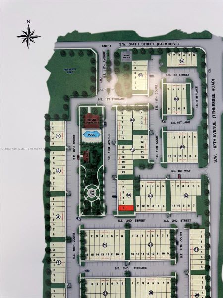 2D floor plan layout of this home in , Florida City, FL (Image 4).