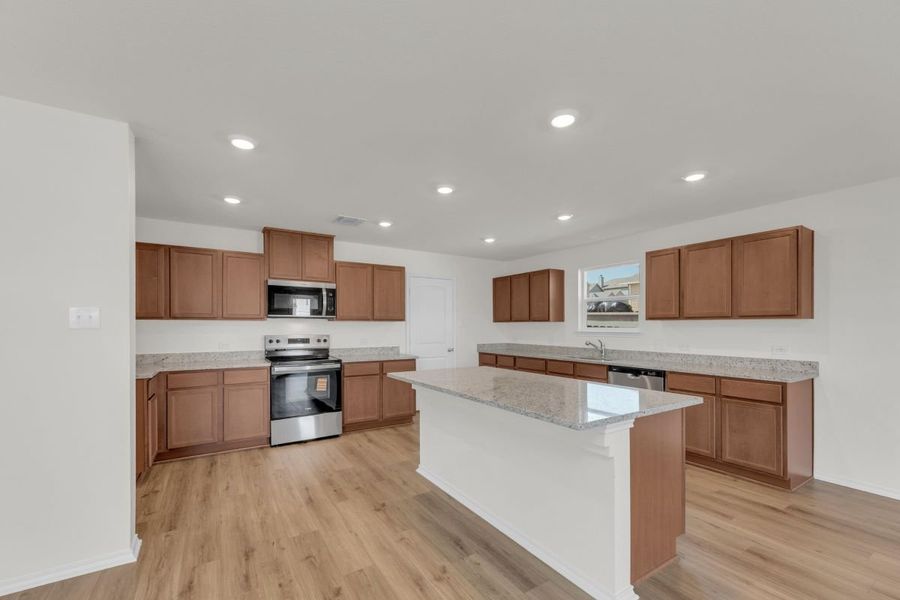 Furnished interior view inside a new home in Sonterra - Cool Water, Jarrell (Image 5).