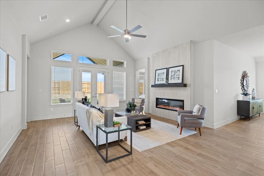 Furnished interior view inside a new home in Broken Oak, Georgetown (Image 31).