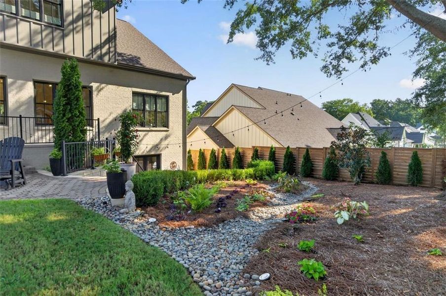 Exterior details and patio area of a home in , Alpharetta (Image 24).