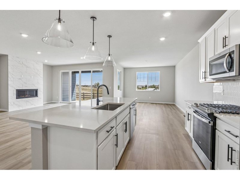 Furnished interior view inside a new home in Farmstead, Berthoud (Image 11).