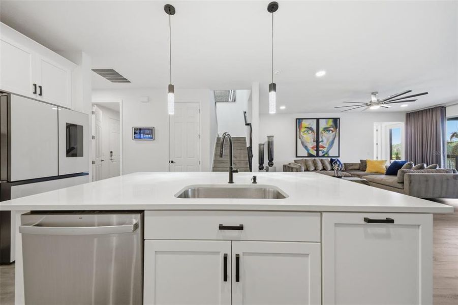 Furnished interior view inside a new home in Whispering Oaks Preserve, Wesley Chapel (Image 9). Furnished interior view inside a new home in Whispering Oaks Preserve, Wesley Chapel (Image 9).