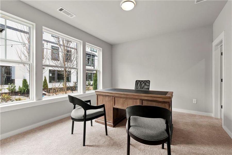 Furnished interior view inside a new home in One Riverside West, Atlanta (Image 5).