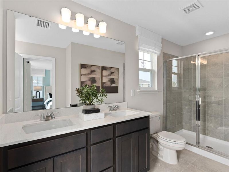 Furnished interior view inside a new home in The Landings at Live Oak Lake, St. Cloud (Image 13). Furnished interior view inside a new home in The Landings at Live Oak Lake, St. Cloud (Image 13).