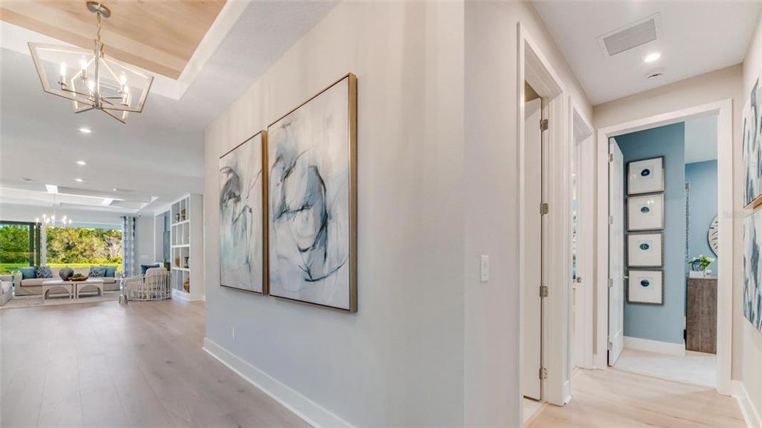 Furnished interior view inside a new home in Cresswind DeLand, Deland (Image 27). Furnished interior view inside a new home in Cresswind DeLand, Deland (Image 27).