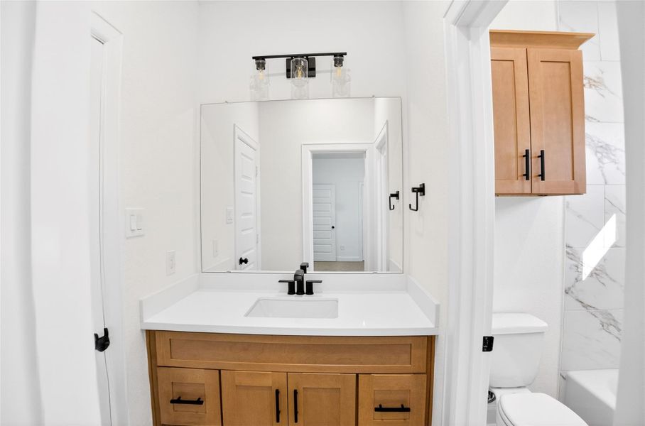 Furnished interior view inside a new home in , Houston (Image 13).