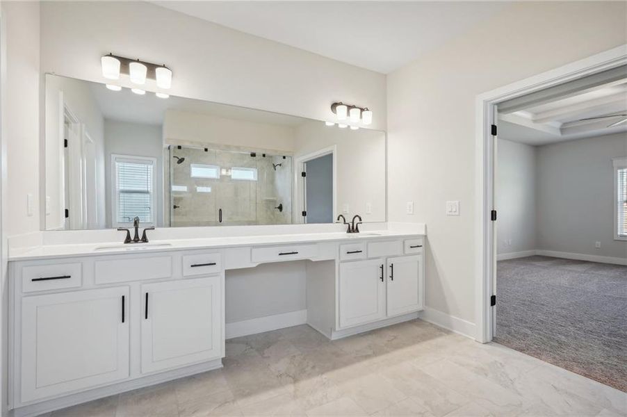 Furnished interior view inside a new home in Summerlin, Winder (Image 17).