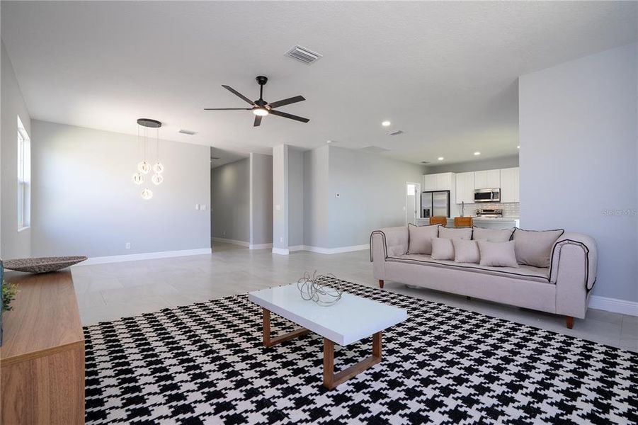 Furnished interior view inside a new home in , Haines City (Image 16). Furnished interior view inside a new home in , Haines City (Image 16).