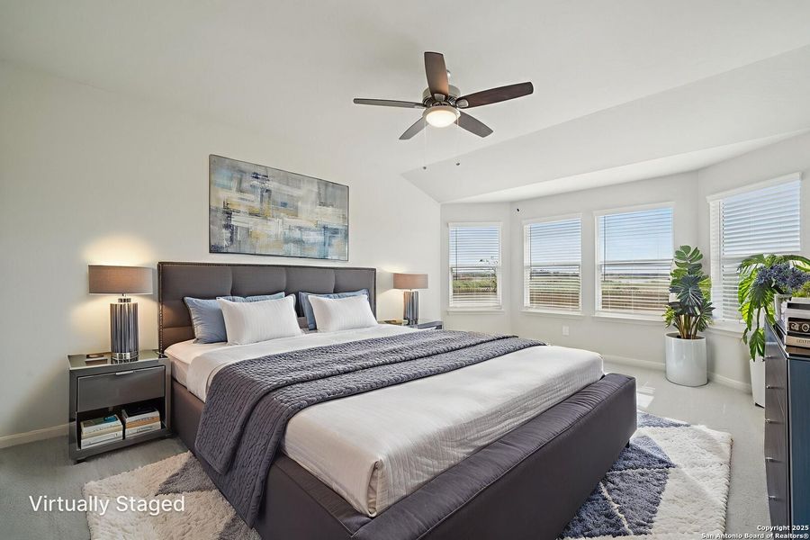 Furnished interior view inside a new home in Estancia Ranch - Premier Series, San Antonio (Image 7).