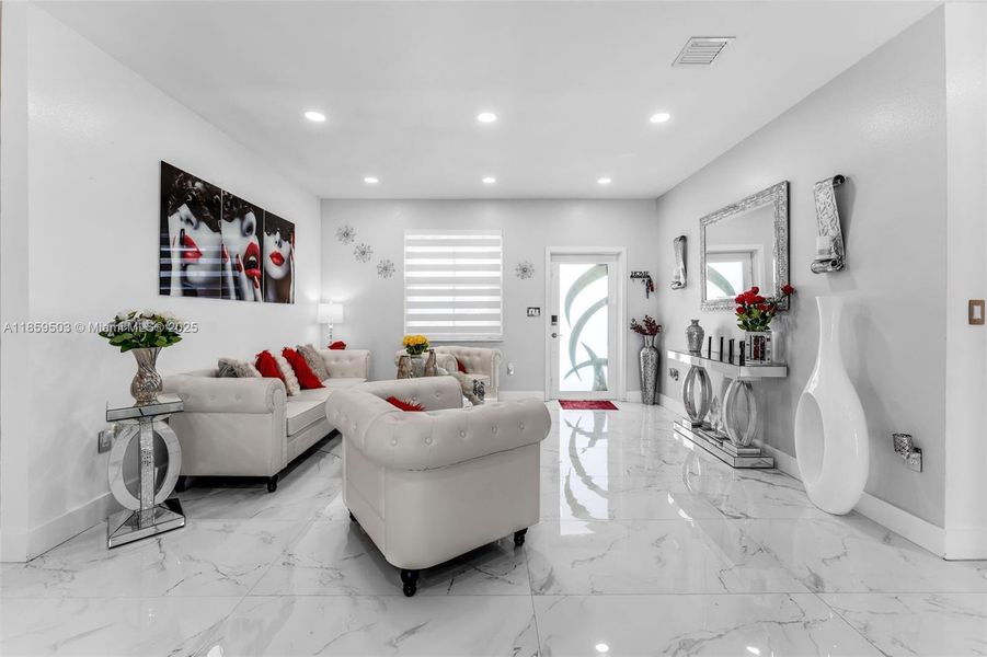 Furnished interior view inside a new home in , Homestead (Image 5). Furnished interior view inside a new home in , Homestead (Image 5).