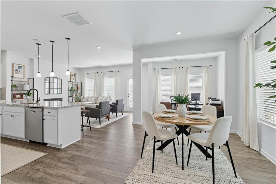 Furnished interior view inside a new home in Park Center Pointe, Austell (Image 14).