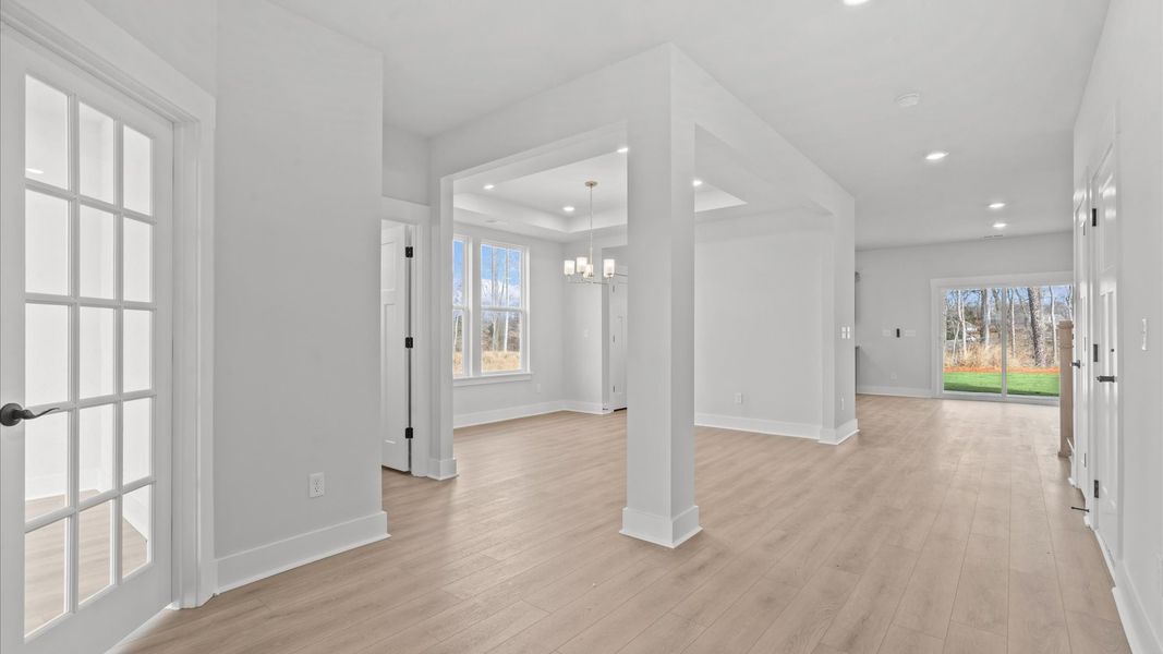 Furnished interior view inside a new home in Fox Hollow, Spartanburg (Image 5).
