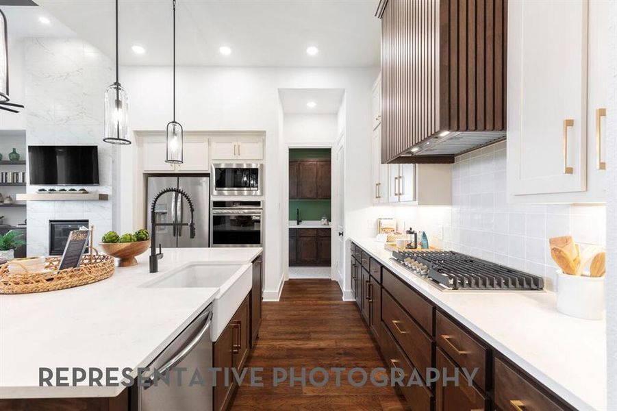 Furnished interior view inside a new home in Goodland, Midlothian (Image 5).