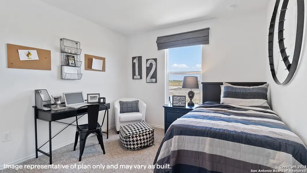 Furnished interior view inside a new home in Sereno Springs, Converse (Image 25). Furnished interior view inside a new home in Sereno Springs, Converse (Image 25).