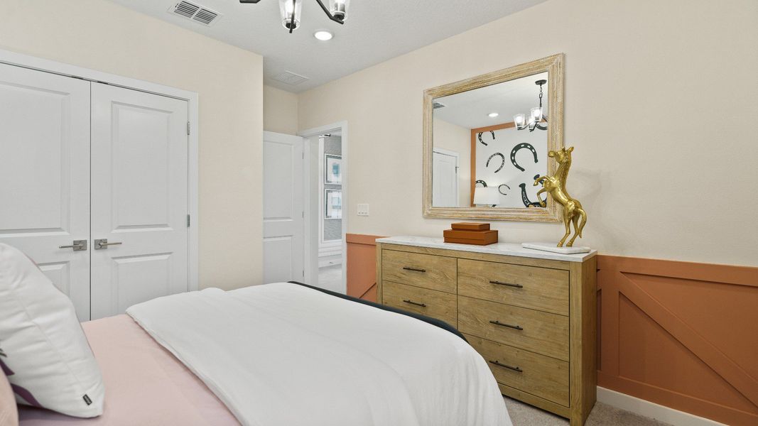 Representative furnished interior of a home built from the Castaway by DRB Homes in Willowbrook North, Winter Haven (Image 54).