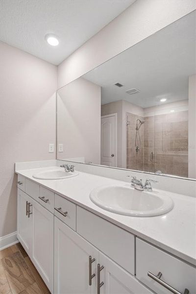 Furnished interior view inside a new home in Sawmill Branch, Palm Coast (Image 6). Furnished interior view inside a new home in Sawmill Branch, Palm Coast (Image 6).