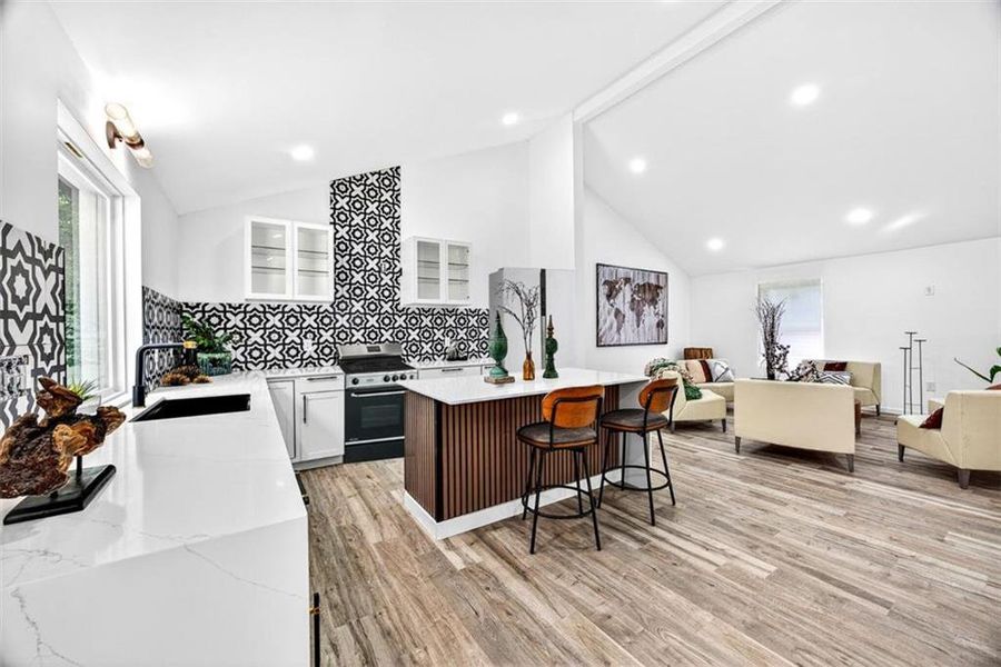 Furnished interior view inside a new home in , Atlanta (Image 8).