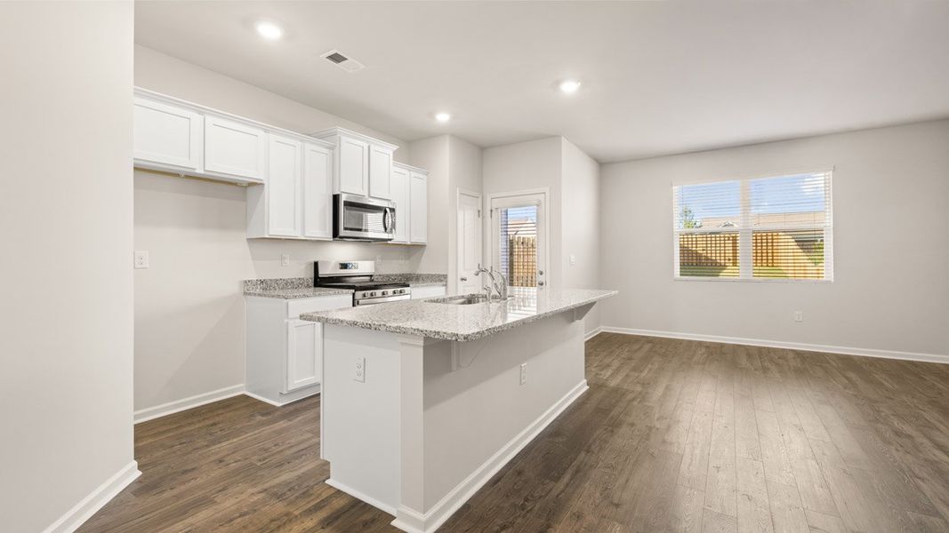 Furnished interior view inside a new home in Laurel Park Townhomes, Hephzibah (Image 3).