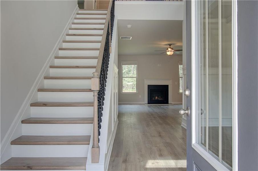 Spacious, unfurnished interior of a new home in Grandview at Millers Mill, Stockbridge (Image 13).