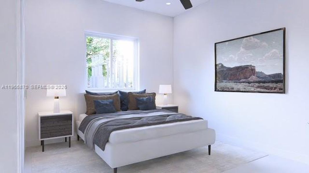 Furnished interior view inside a new home in , Fort Lauderdale (Image 17).