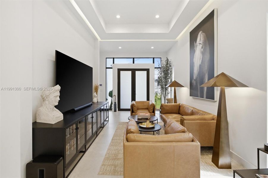 Furnished interior view inside a new home in , Miami (Image 6).