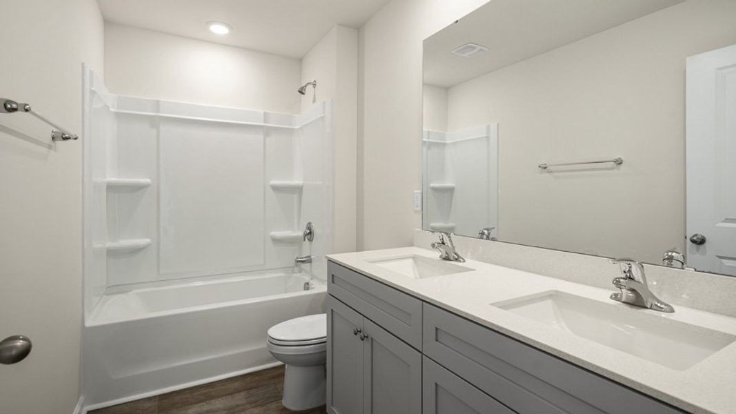 Furnished interior view inside a new home in Madeline Farm, New Bern (Image 11).