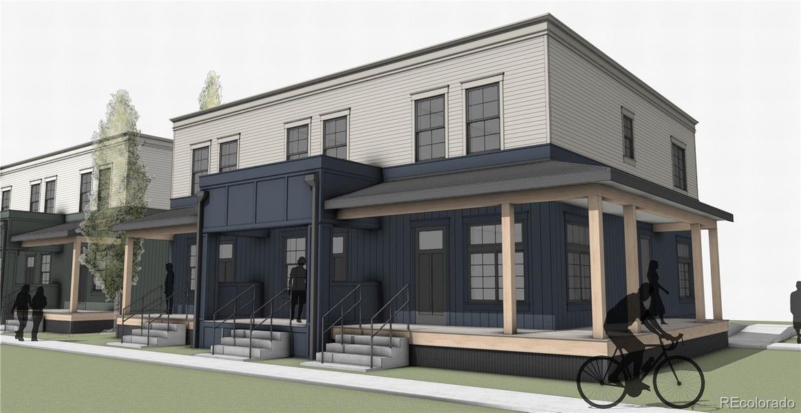 Front exterior of a new home in , Buena Vista, CO, highlighting curb appeal (Image 1). Front exterior of a new home in , Buena Vista, CO, highlighting curb appeal (Image 1).